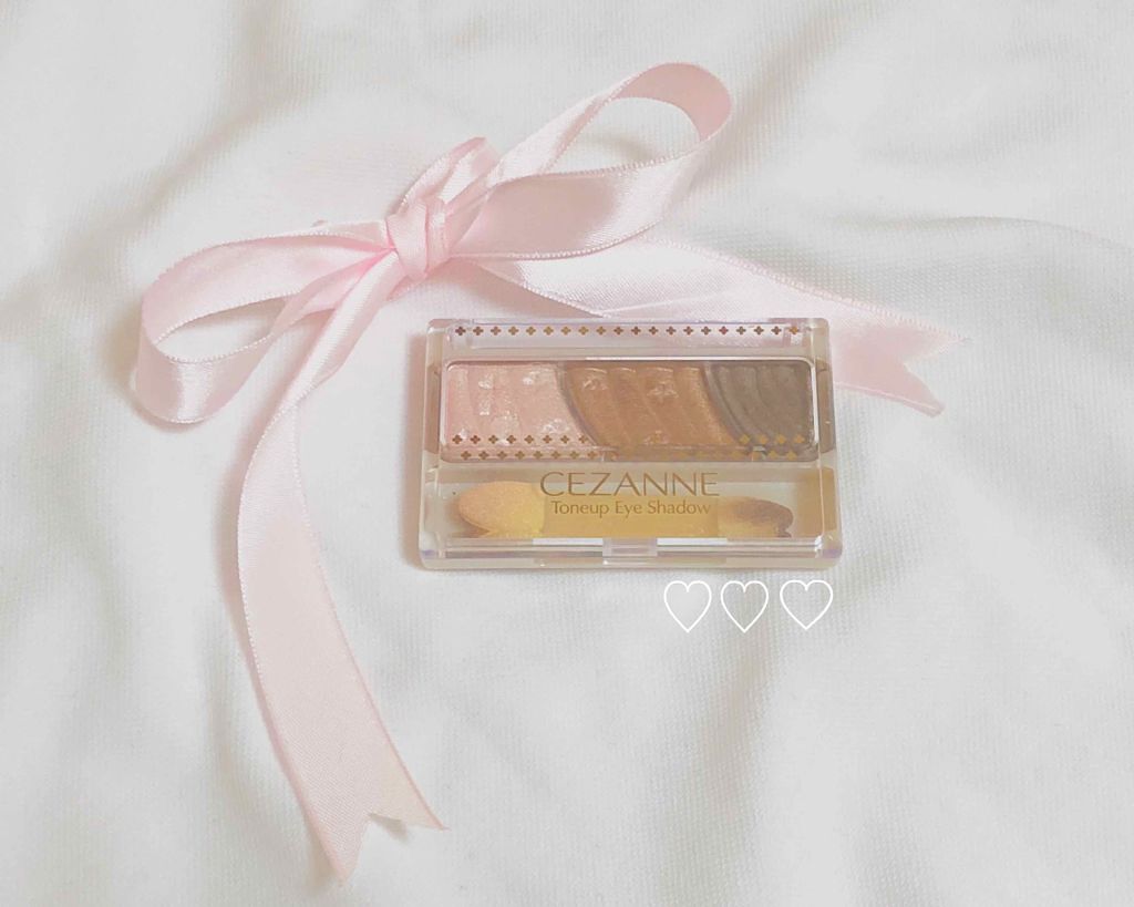 トーンアップアイシャドウ/CEZANNE/アイシャドウパレットを使ったクチコミ(1枚目)