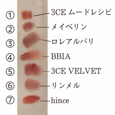 3CE MOOD RECIPE LIP COLOR/3CE/口紅を使ったクチコミ（2枚目）