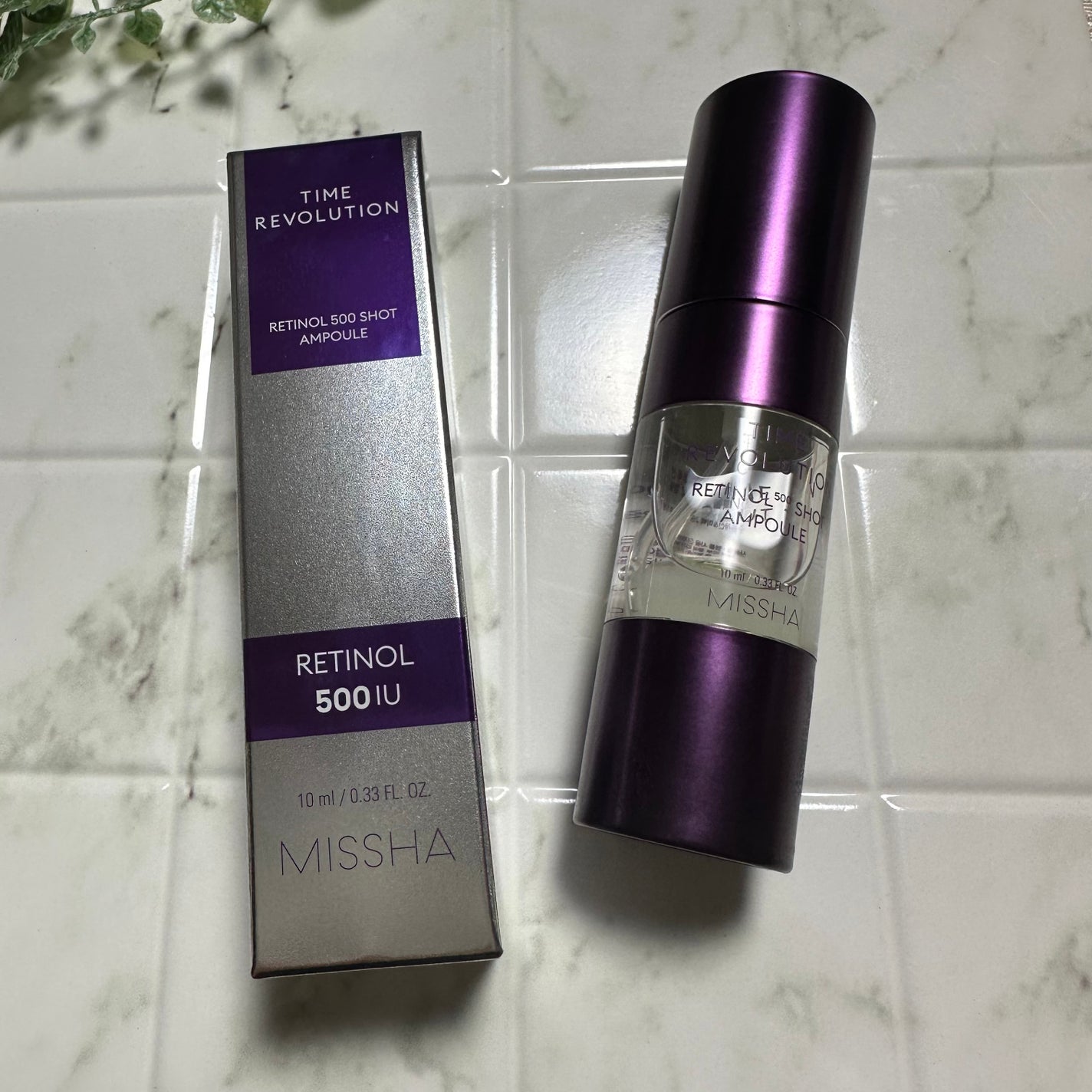 ミシャ タイムレボリューション レチ500ショット美容液/MISSHA/美容液を使ったクチコミ(3枚目)