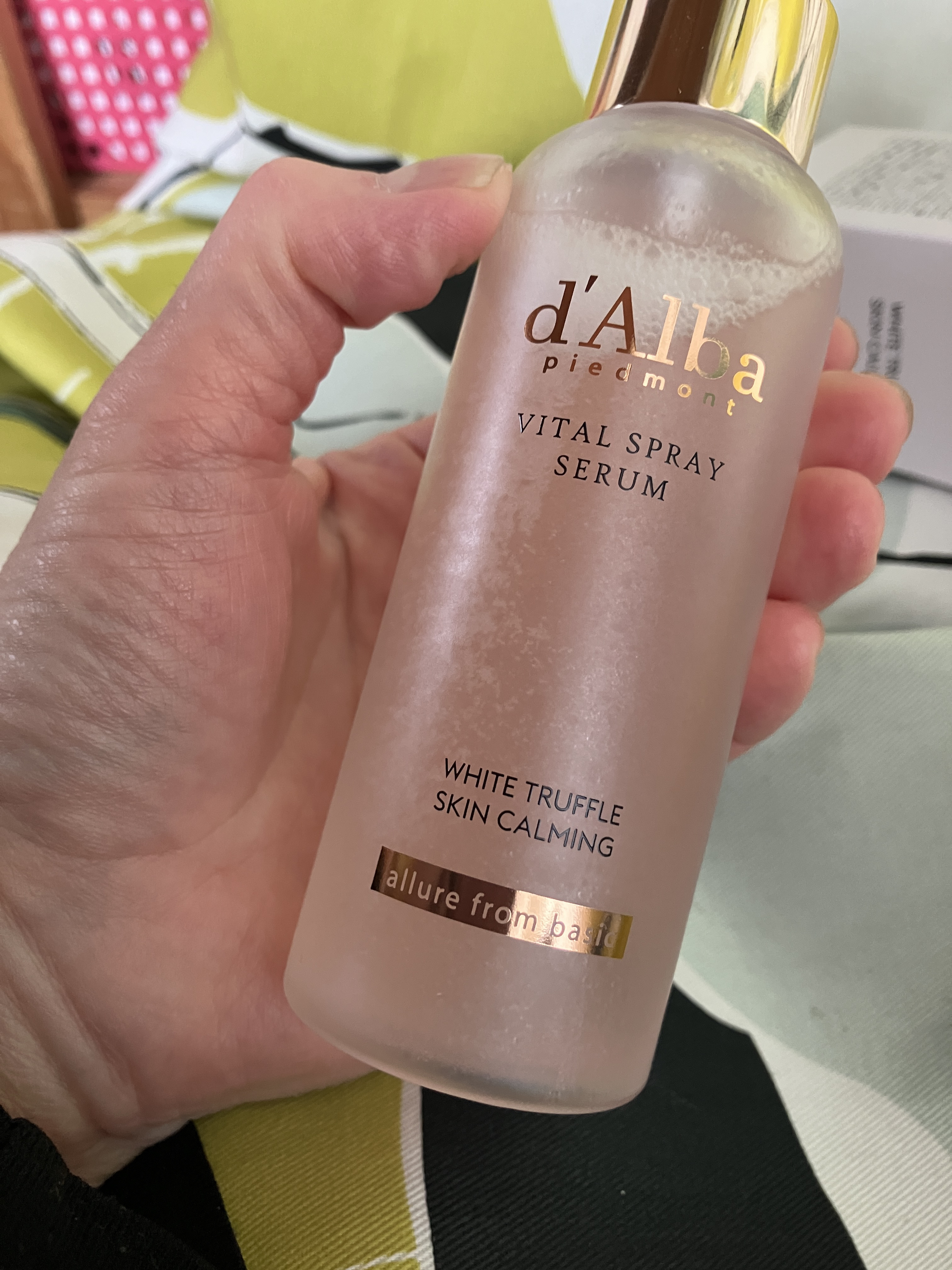 ダルバ ホワイトトリュフバイタルスプレーセラム/ダルバ/ミスト状化粧水を使ったクチコミ（3枚目）