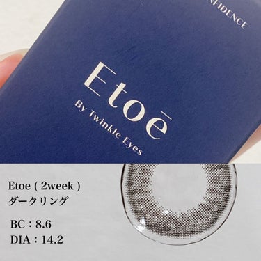 2week Etoē/Etoe By Twinkle Eyes/２週間（２WEEKS）カラコンを使ったクチコミ（2枚目）