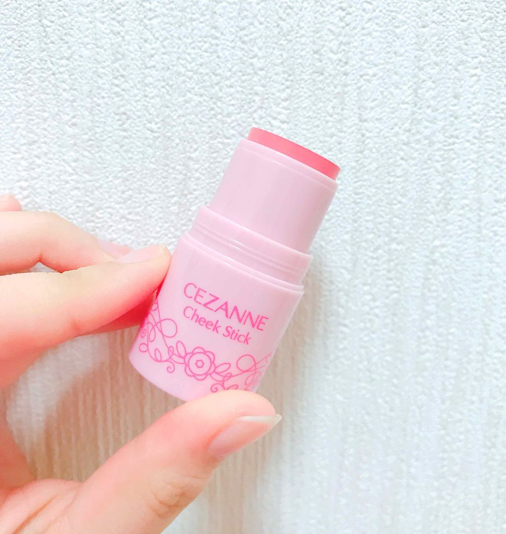 チークスティック 02 コーラル/CEZANNE/ジェル・クリームチークを使ったクチコミ（2枚目）