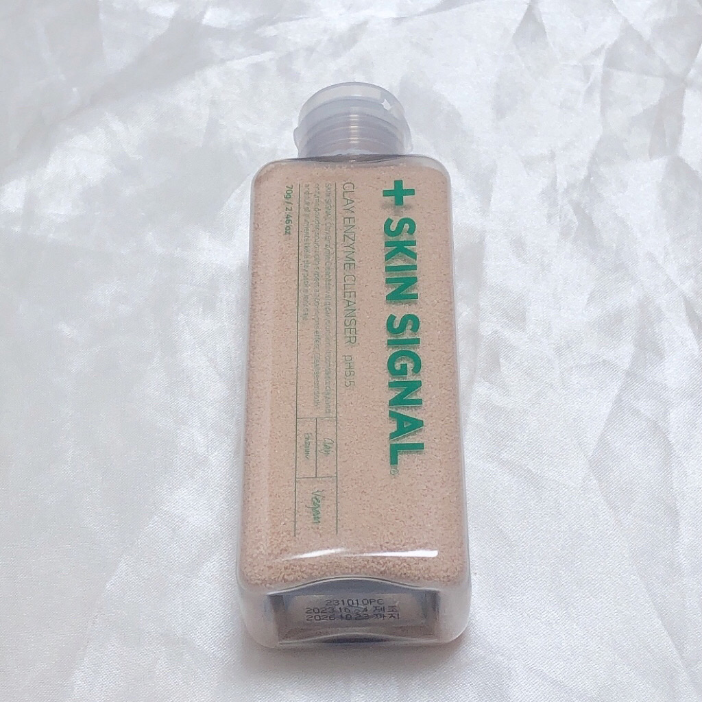 ピンククレイ酵素クレンザー/SKIN SIGNAL/洗顔パウダーを使ったクチコミ（3枚目）