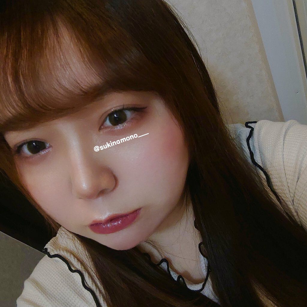 ロングラスティンググロウティント/MELALOWE/リップティントを使ったクチコミ（2枚目）