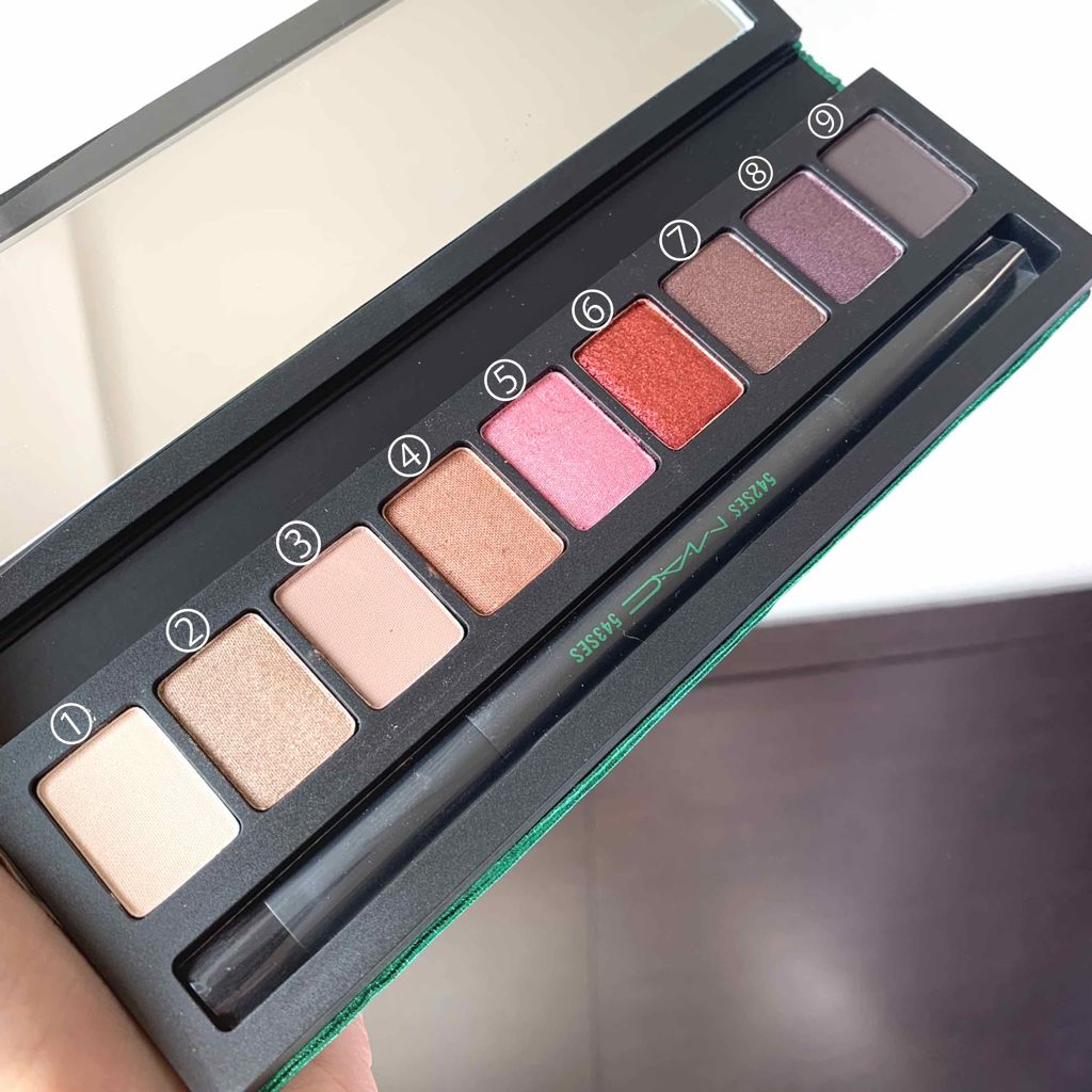 シャイニープリティシングスアイパーティ【ホリデーコレクション 2018】/M・A・C/アイシャドウパレットを使ったクチコミ（2枚目）