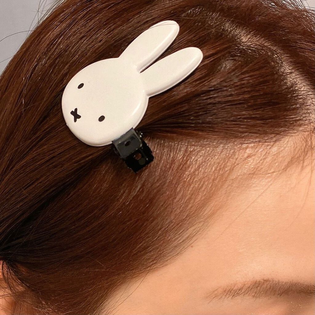ダイカット前髪クリップ/miffy/ヘアアクセサリーを使ったクチコミ（3枚目）