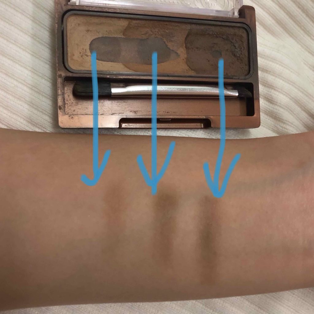 ノーズ&アイブロウパウダー/CEZANNE/パウダーアイブロウを使ったクチコミ(2枚目)