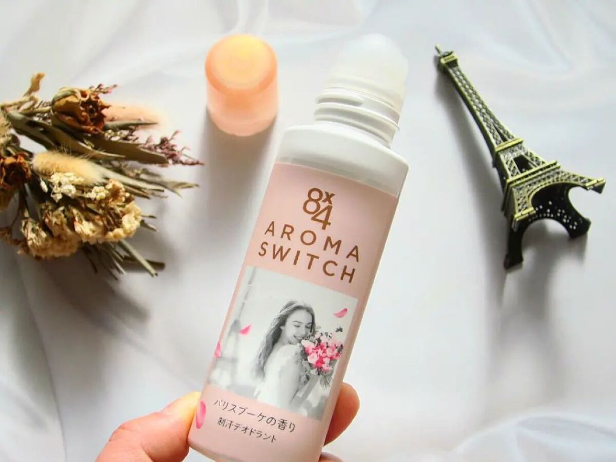 8x4 アロマスイッチ ロールオン パリスブーケの香り/８ｘ４/デオドラント・制汗剤を使ったクチコミ（3枚目）