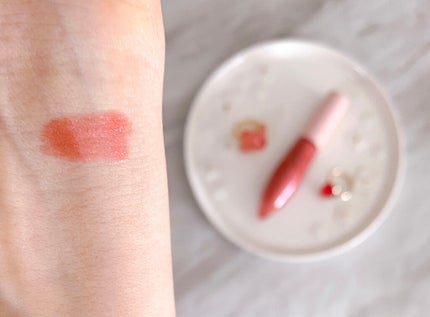 キラティントグロス kira pink キラピンク/WHOMEE/リップティントを使ったクチコミ(3枚目)