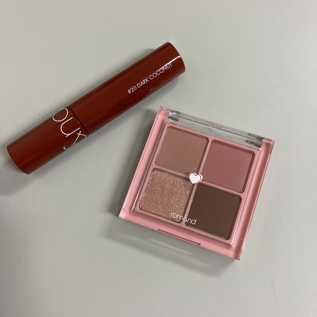 ジューシーラスティングティント/rom&nd/リップティントを使ったクチコミ（1枚目）