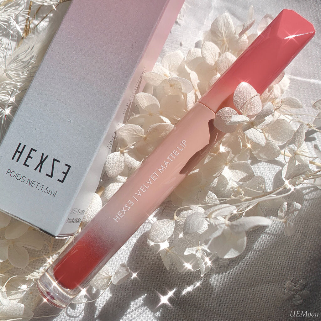 HEXZEヴェルベットマットリップグロス/HEXZE（ヘックスゼ）/リップグロスを使ったクチコミ（2枚目）