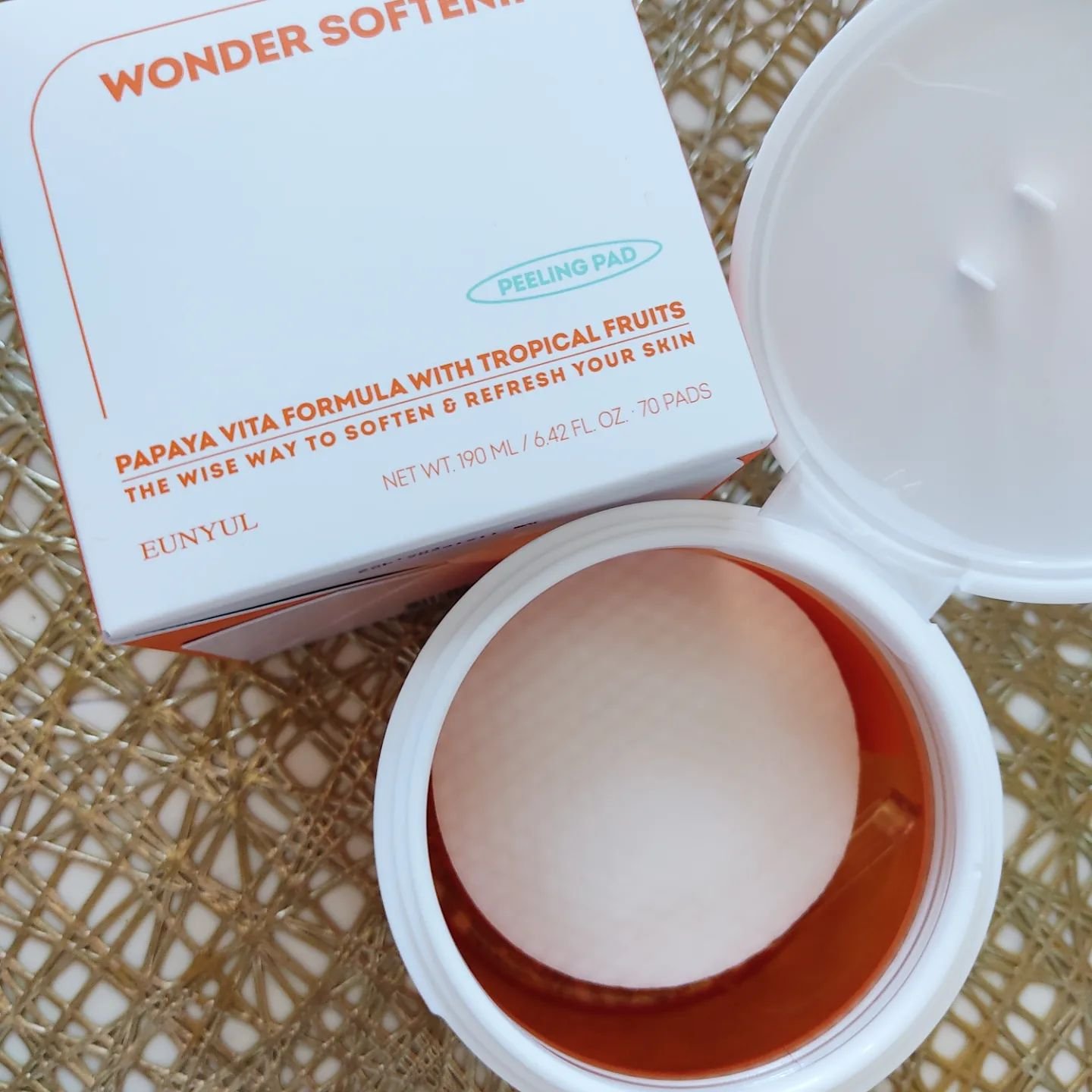 ビタ バランス ワンダー ソフニング ピーリング パッド/EUNYUL/トナーパッドを使ったクチコミ（2枚目）