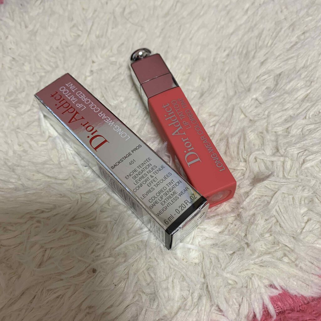 ジューシーリブティント/RICAFROSH/リップティントを使ったクチコミ（2枚目）