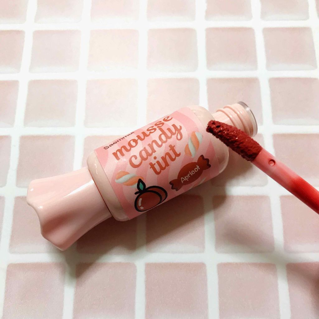 ムース キャンディー ティント/the SAEM/リップティントを使ったクチコミ（3枚目）