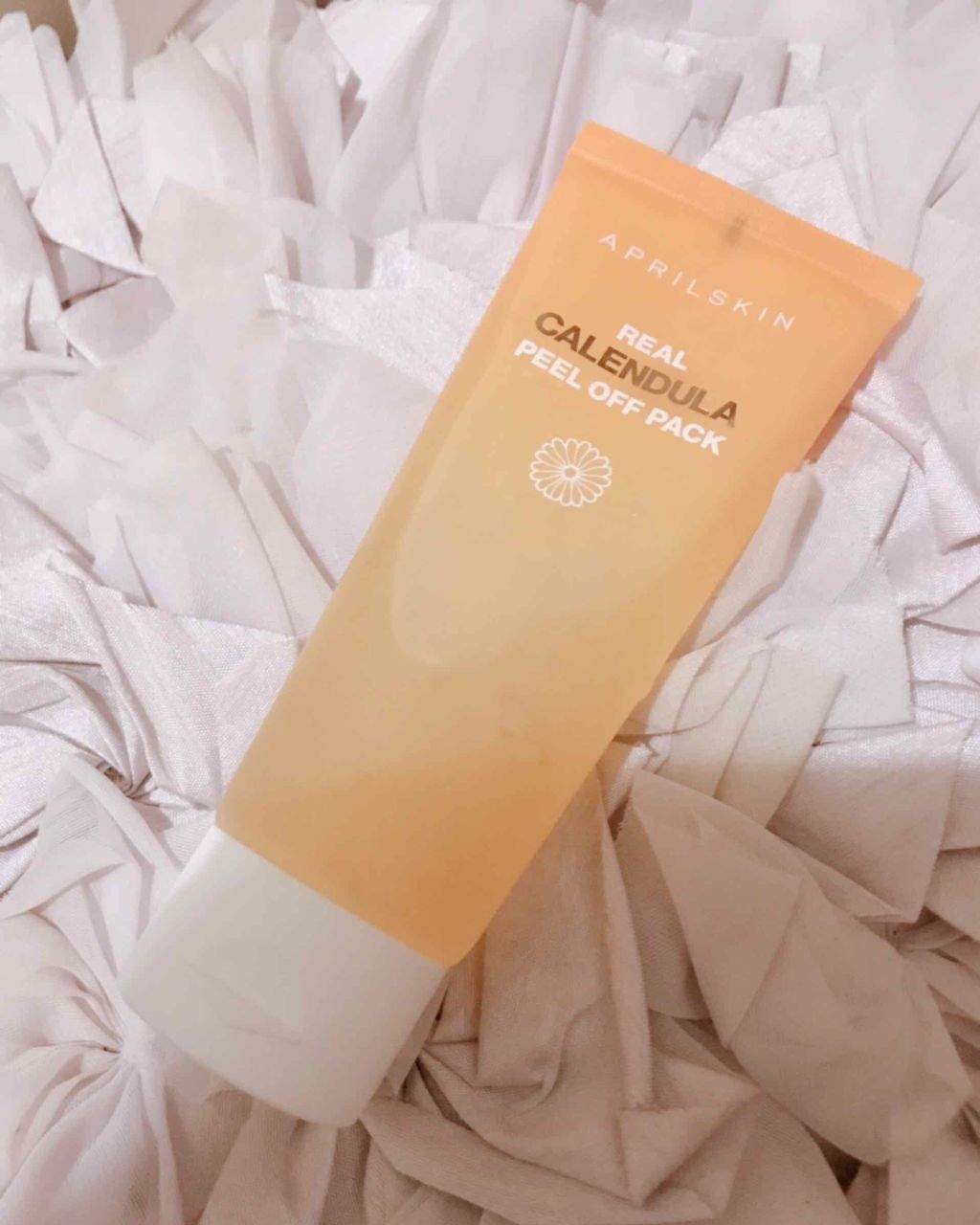 リアルカレンデュラピールオフパック/APRILSKIN/ピーリングを使ったクチコミ(1枚目)