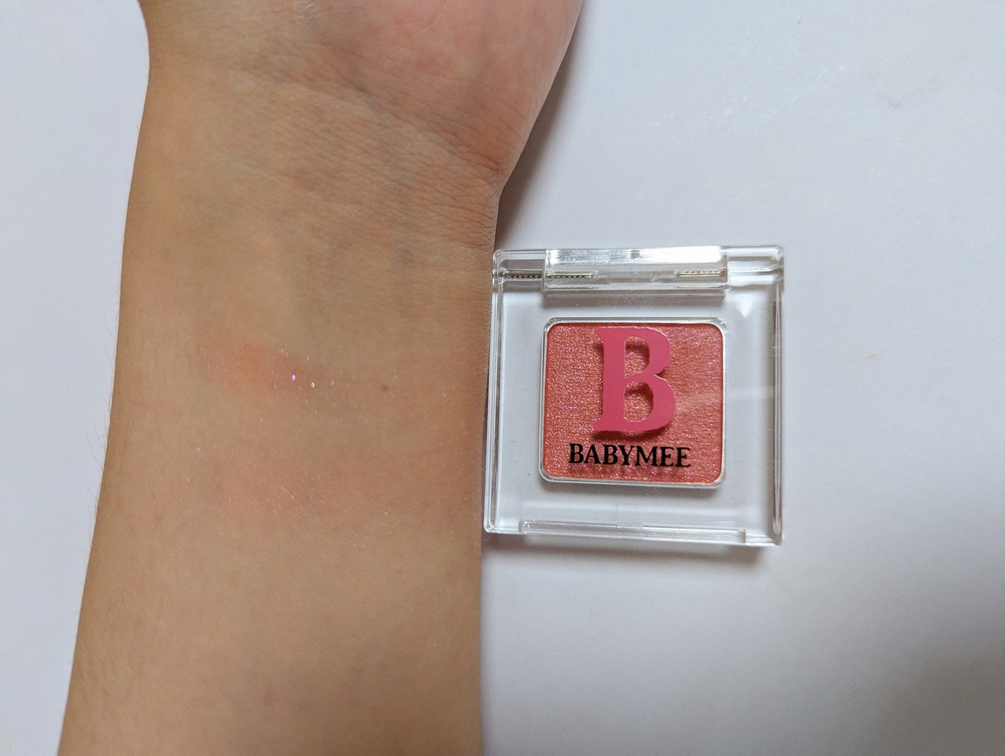 ニュアンスカラー シャドウ/BABYMEE/単色アイシャドウを使ったクチコミ(2枚目)