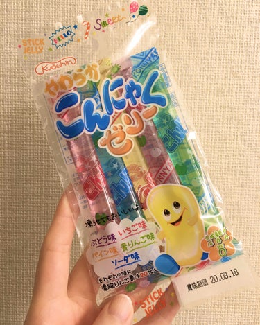 ぽん🐣 on LIPS 「小さい頃によく食べたこんにゃくゼリー駄菓子屋さんに行くといつも..」（1枚目）