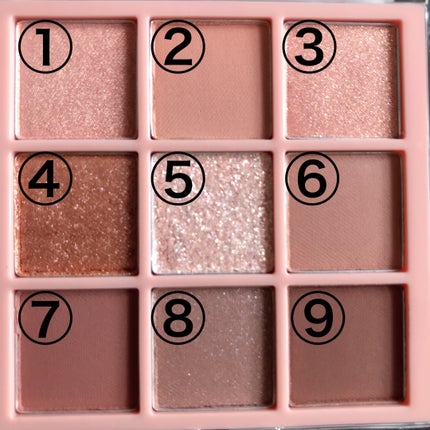 KEYBO FALL IN LOVE SHADOW PALETTE/keybo/アイシャドウパレットを使ったクチコミ(3枚目)