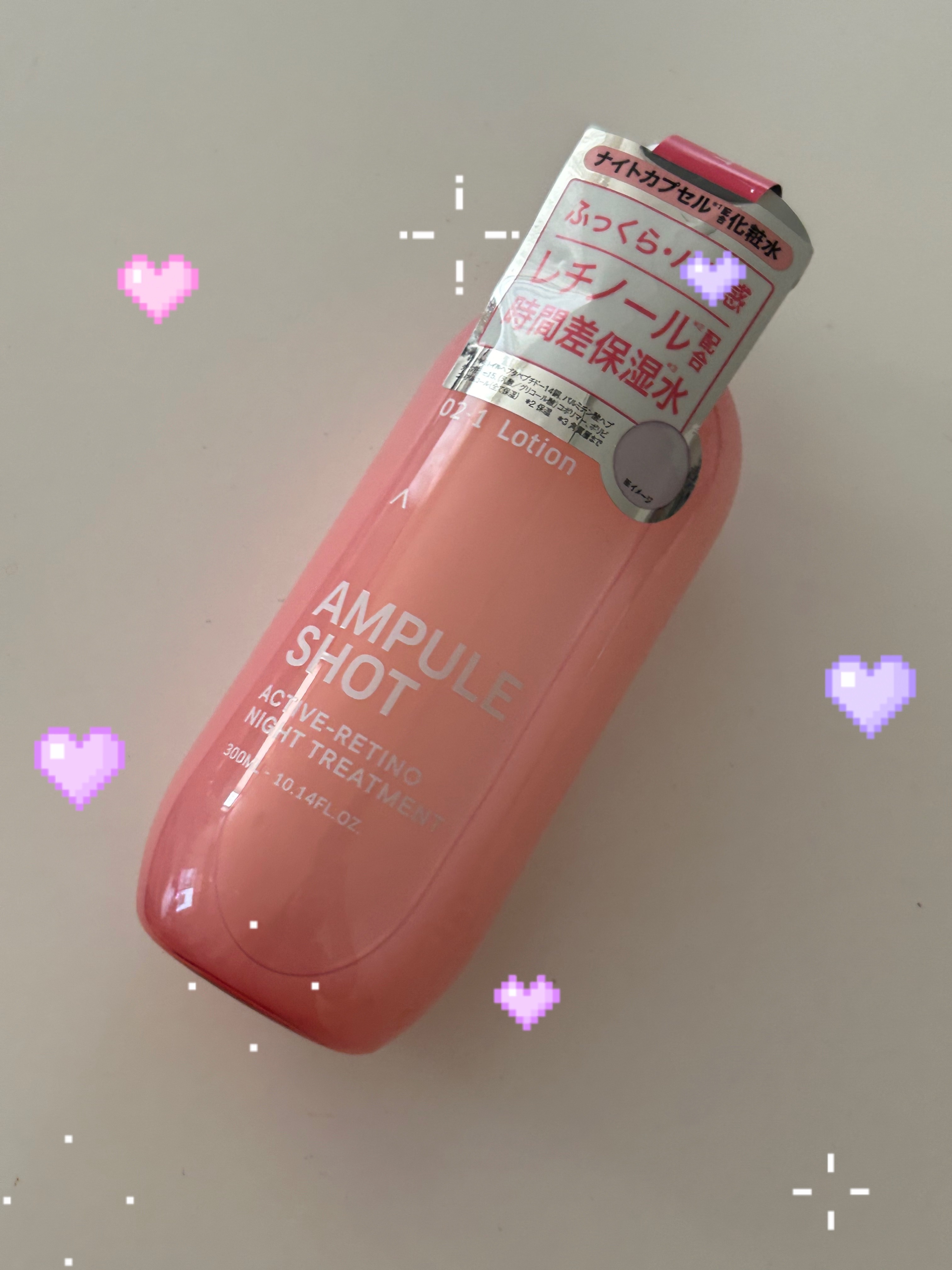 アクティブレチノ ナイトトリートメント ローション/AMPULE SHOT/化粧水を使ったクチコミ（1枚目）