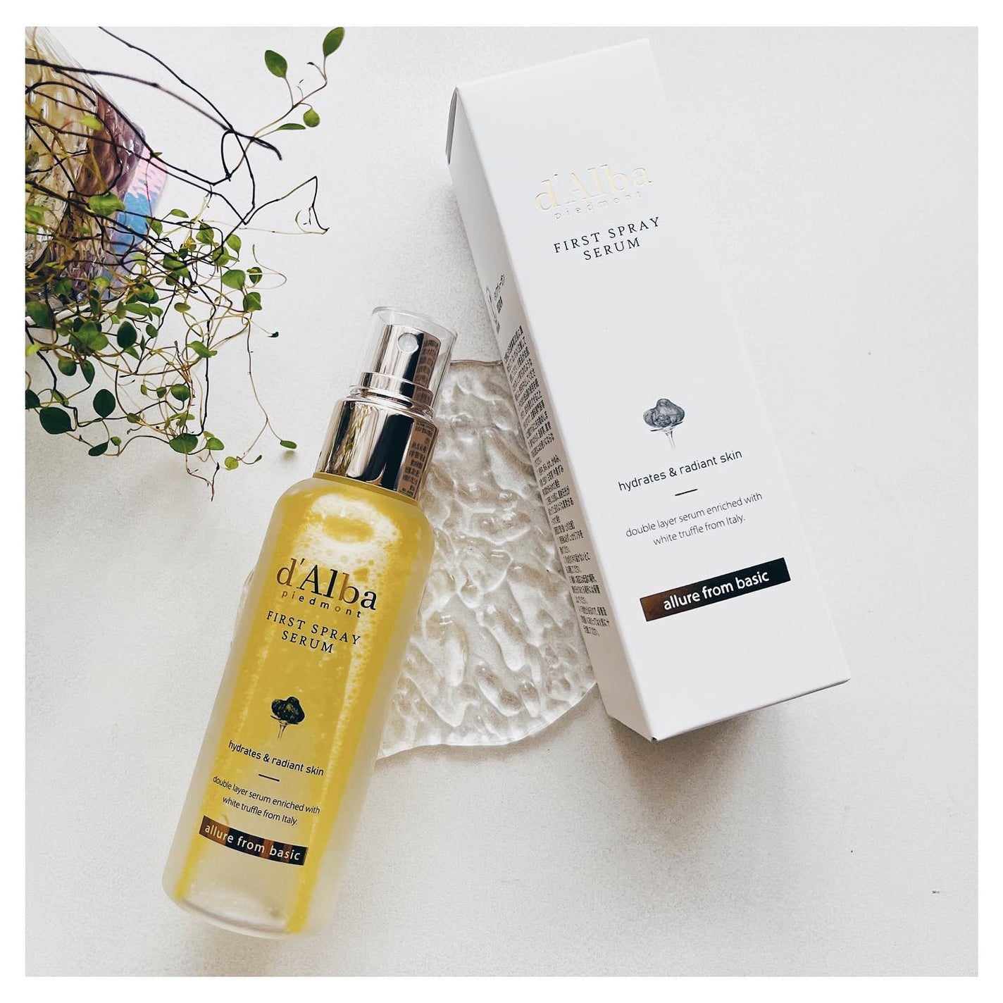 ダルバ ホワイトトリュフファーストスプレーセラム/ダルバ/ミスト状化粧水を使ったクチコミ(5枚目)