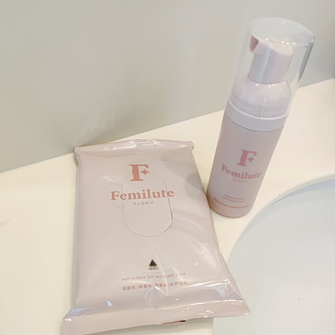 デリケートふきとりフォーム/Femilute/デリケートゾーンケアを使ったクチコミ（1枚目）