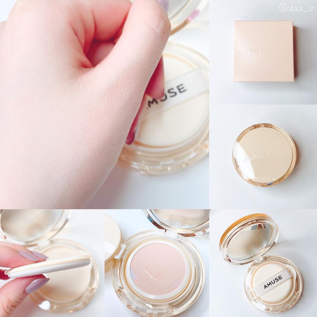 デュージェリーヴィーガンクッション/AMUSE/クッションファンデーションを使ったクチコミ(9枚目)