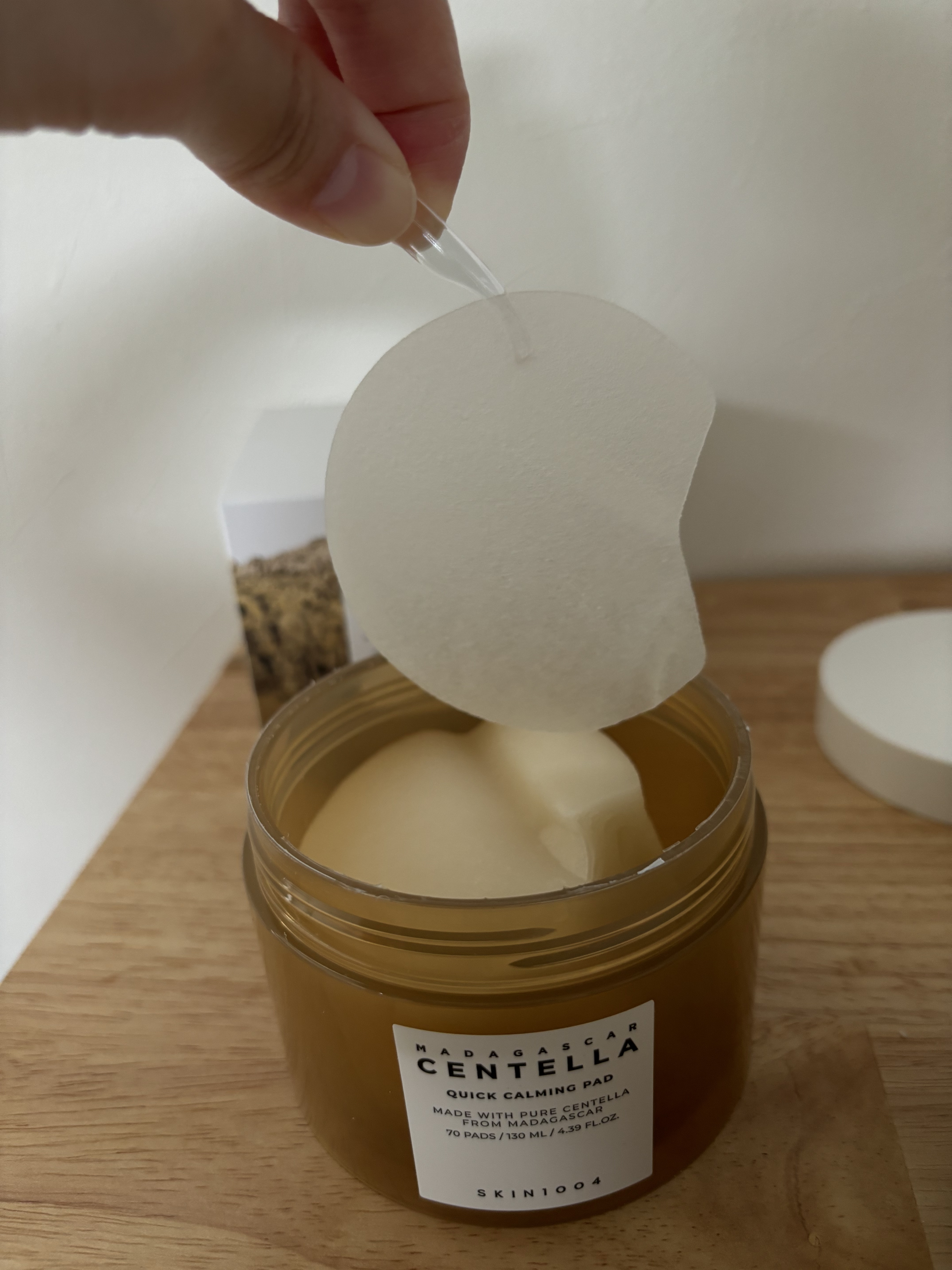 センテラ クイックカーミングパッド/SKIN1004/トナーパッドを使ったクチコミ（2枚目）