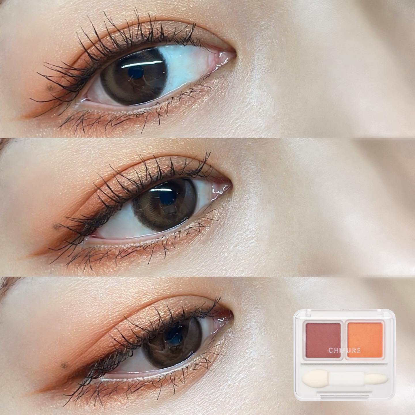 ツイン カラー アイシャドウ/ちふれ/アイシャドウパレットを使ったクチコミ（1枚目）