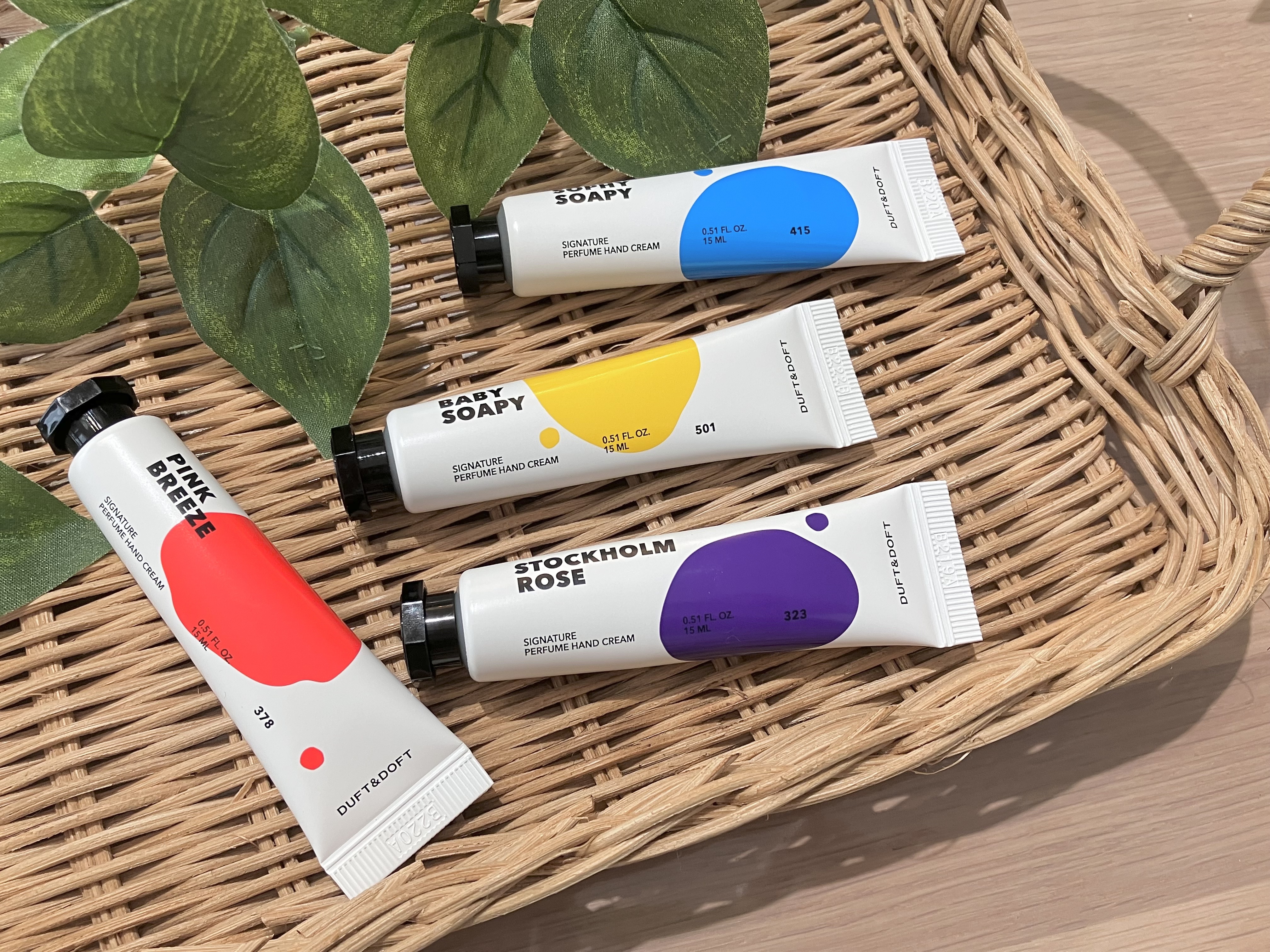 シグネチャーパフュームハンドクリームミニチュアギフトセット/DUFT&DOFT/ハンドクリームを使ったクチコミ（1枚目）