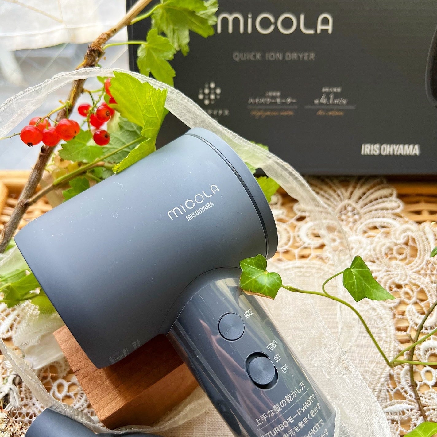 クイックイオンドライヤー HDR-M301/MiCOLA/ドライヤーを使ったクチコミ(7枚目)