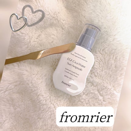EGFシカウォーターサンアンプル/fromrier/日焼け止めローションを使ったクチコミ(1枚目)