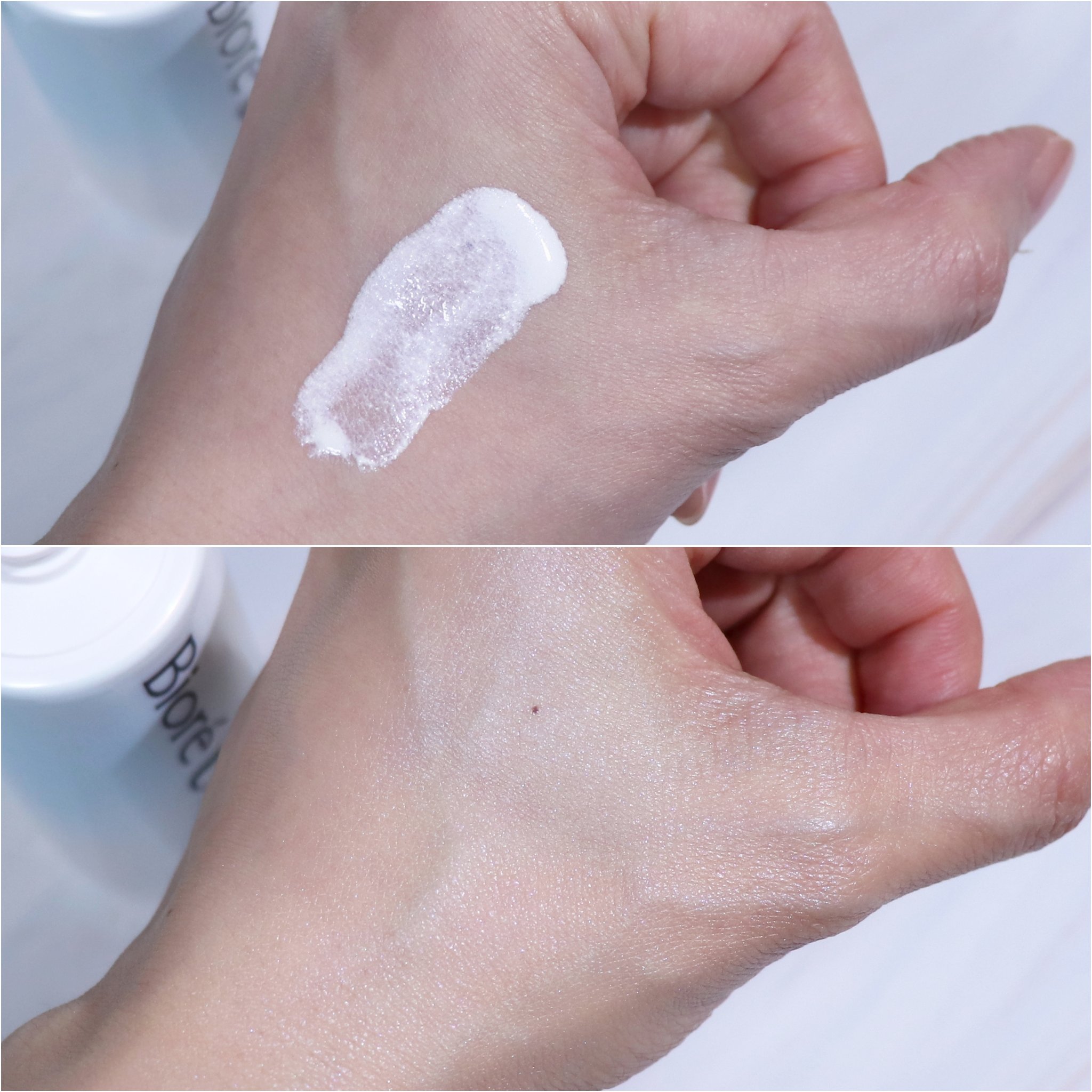 ビオレUV　アクアリッチ　アクアハイライトローション（水層ハイライトUV）/ビオレ/日焼け止めローションを使ったクチコミ（2枚目）