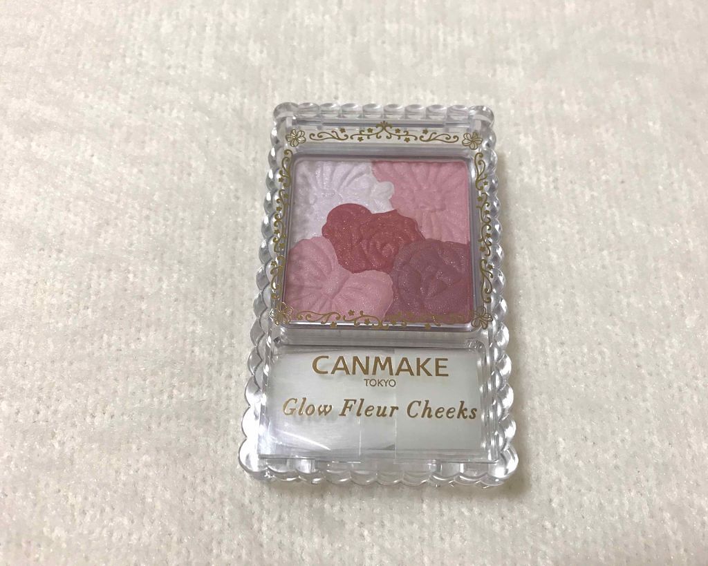 グロウフルールチークス/キャンメイク/パウダーチークを使ったクチコミ（1枚目）