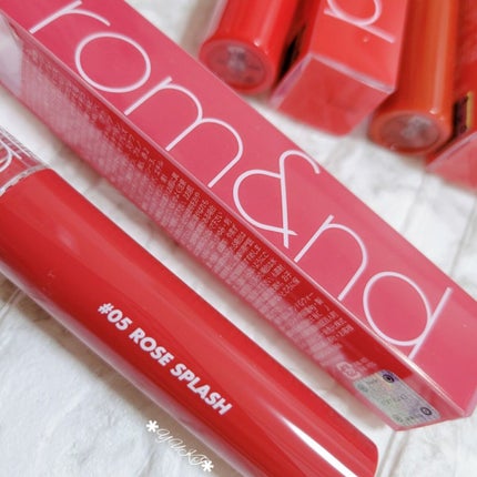 グラスティングウォーターティント/rom&nd/リップティントを使ったクチコミ(5枚目)