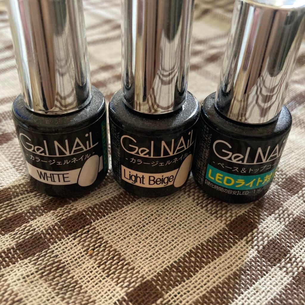 ジェルネイル(ライト対応)/セリア/ジェルネイルを使ったクチコミ(3枚目)