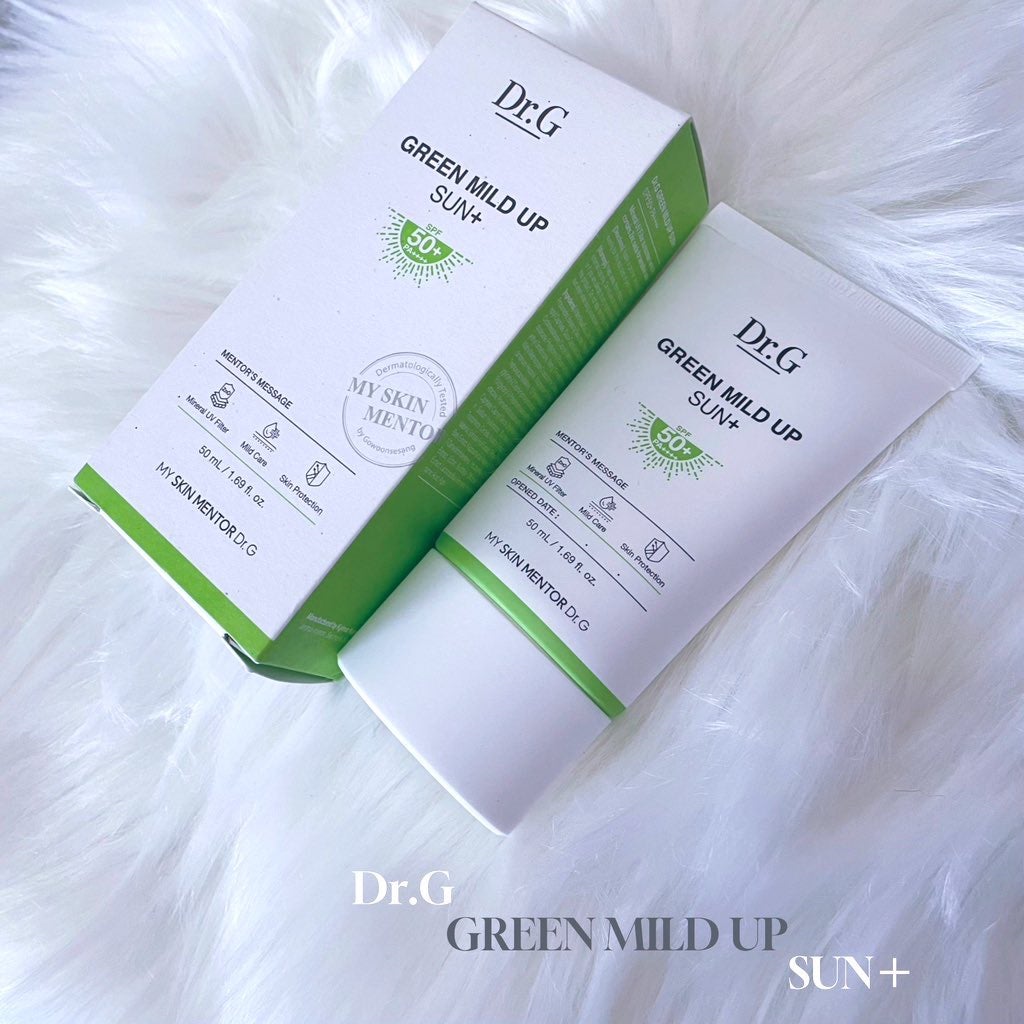 グリーンマイルドアップサンプラス/Dr.G/日焼け止めクリームを使ったクチコミ(1枚目)