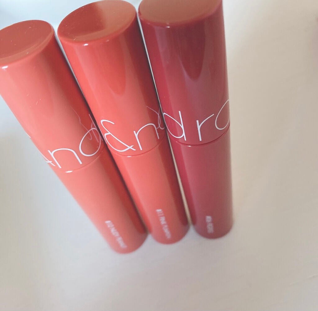 ジューシーラスティングティント/rom&nd/リップティントを使ったクチコミ(2枚目)