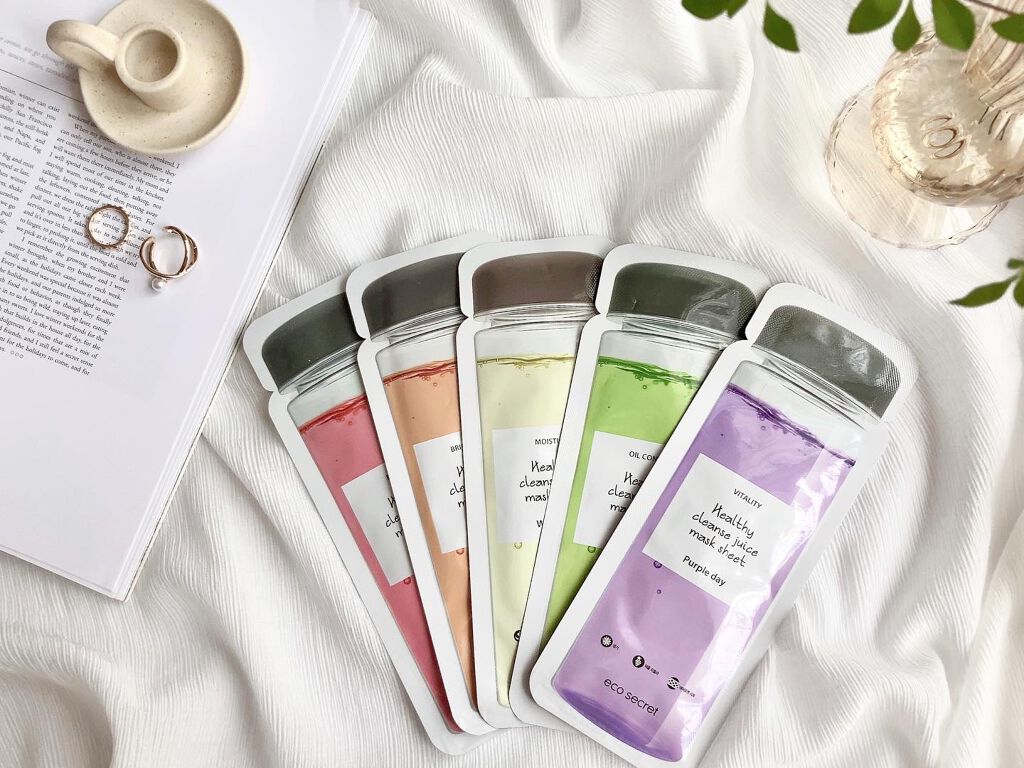 ヘルシークレンズジュースマスクパック/eco secret/シートマスク・パックを使ったクチコミ(1枚目)