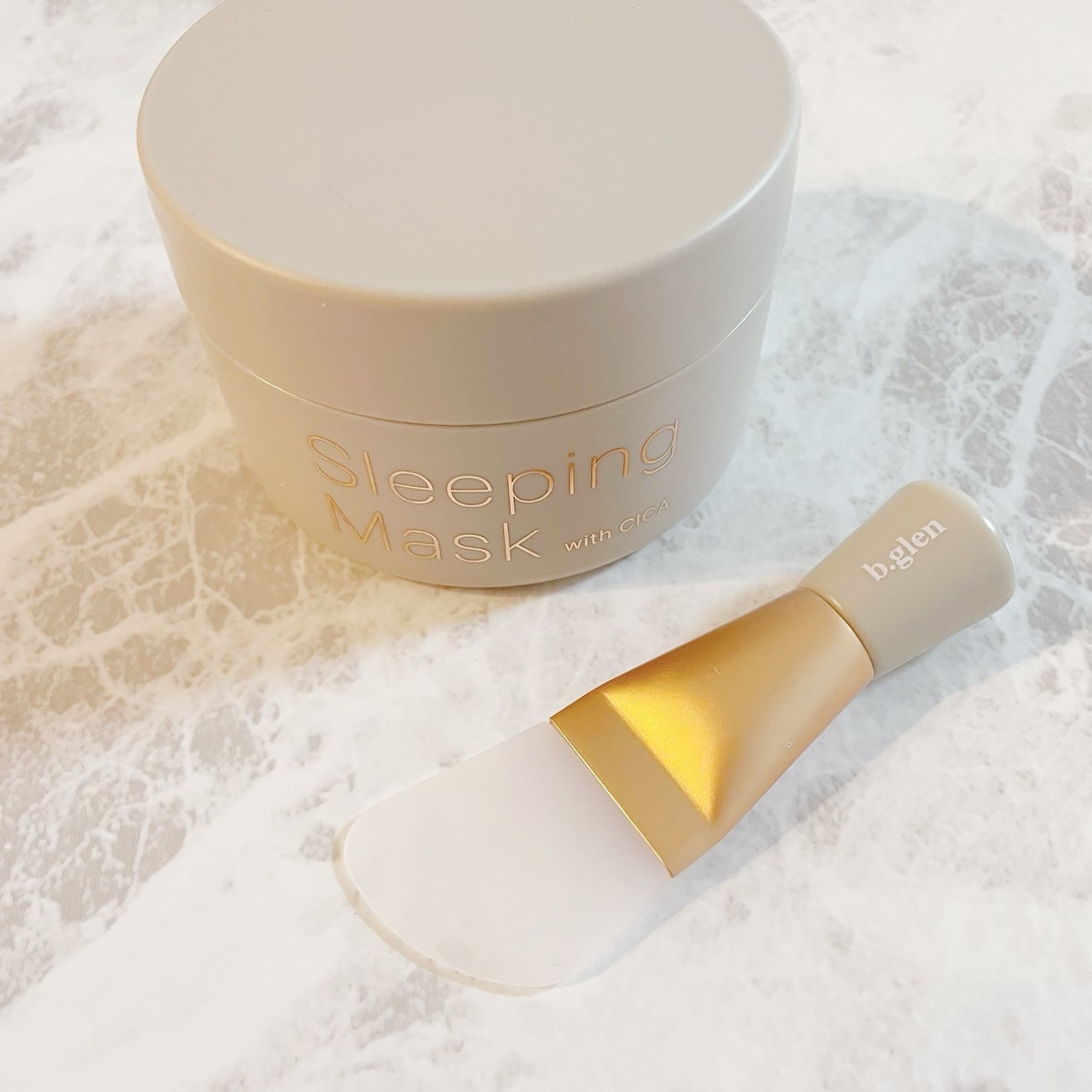 スリーピングマスク with CICA/b.glen/フェイスクリームを使ったクチコミ(8枚目)
