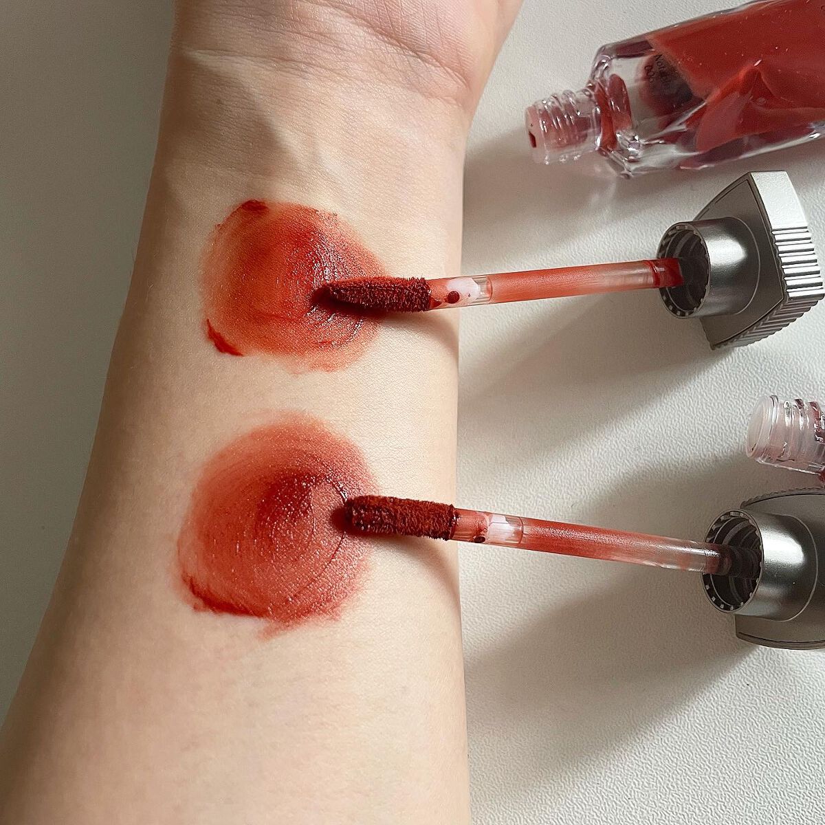 オブジェリキッド 010 Undone/MUZIGAE MANSION/口紅を使ったクチコミ（3枚目）