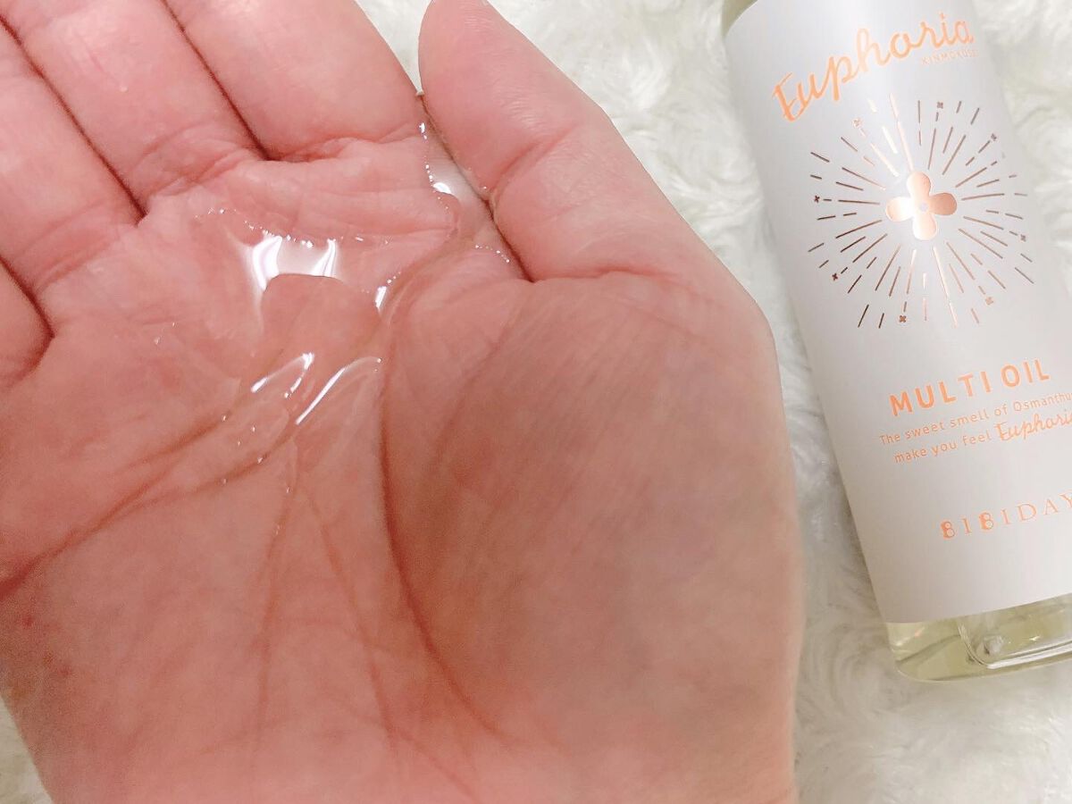 ユーフォリア・キンモクセイ マルチオイル/BIBIDAY/ヘアオイルを使ったクチコミ（2枚目）