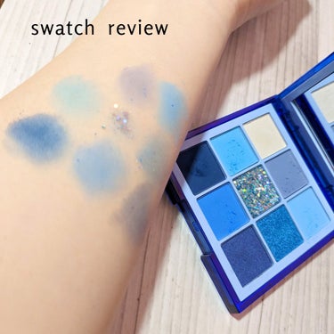  诗蒂娅九色眼影盘 (9 Colors Eye Shadow Palette)/SHEDELLA/アイシャドウパレットを使ったクチコミ（3枚目）