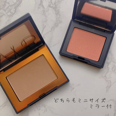 アイコニックグロー ミニチークセット/NARS/メイクアップキットを使ったクチコミ（2枚目）