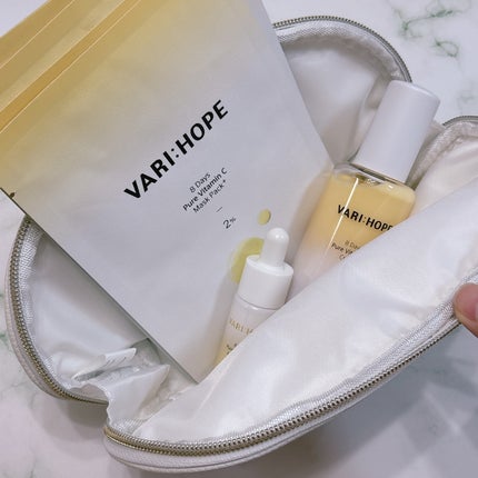 8デイズピュアビタミンCアンプル/VARI:HOPE/美容液を使ったクチコミ(5枚目)