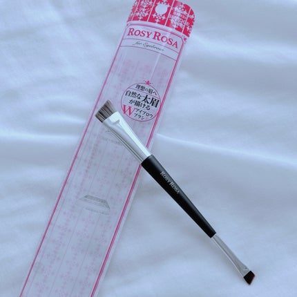 ダブルエンドアイブロウブラシ スマッジタイプ/ロージーローザ/メイクブラシを使ったクチコミ(6枚目)