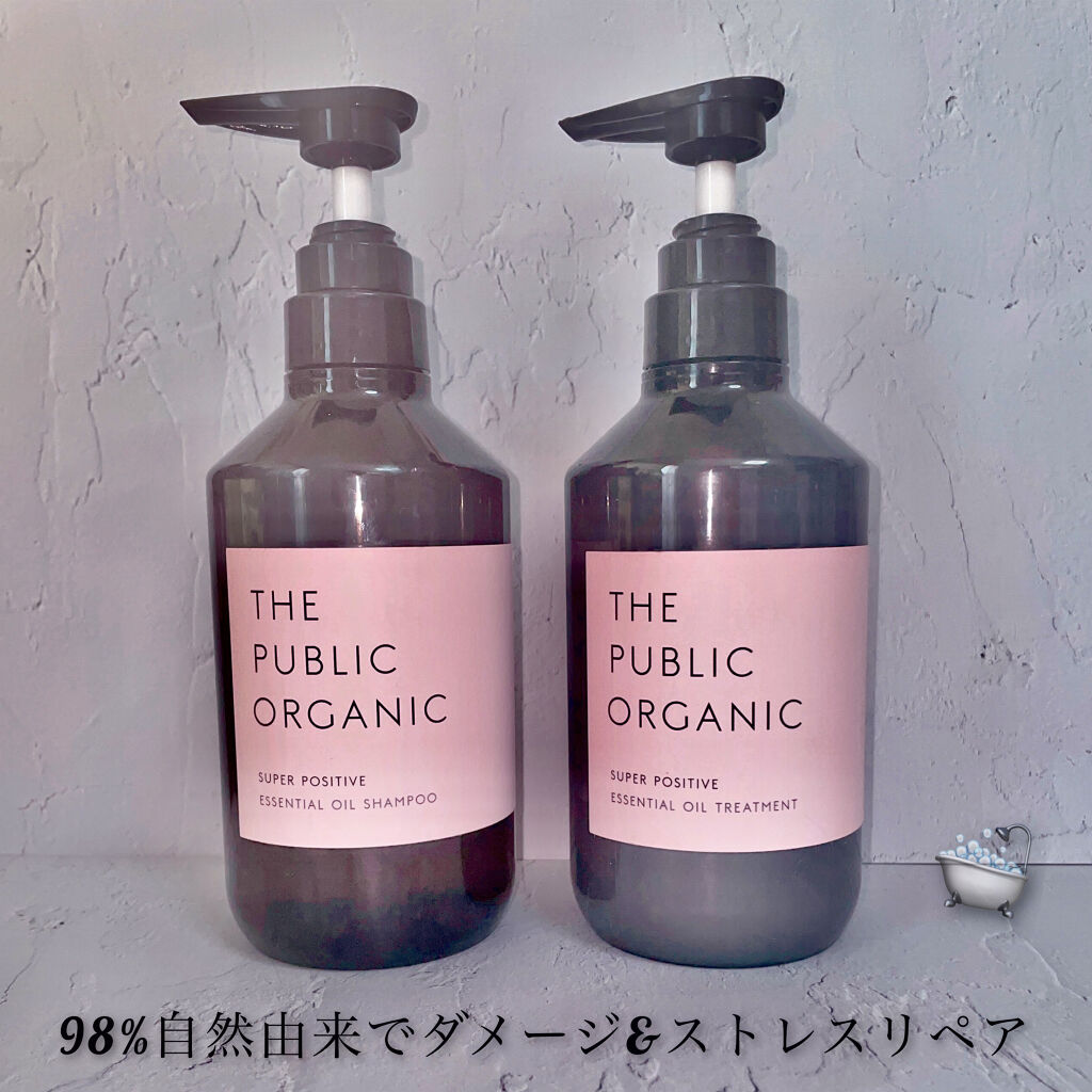 スーパーポジティブダメージRシャンプー／Rトリートメント トリートメント詰替 400ml/THE PUBLIC ORGANIC/市販シャンプーを使ったクチコミ（1枚目）