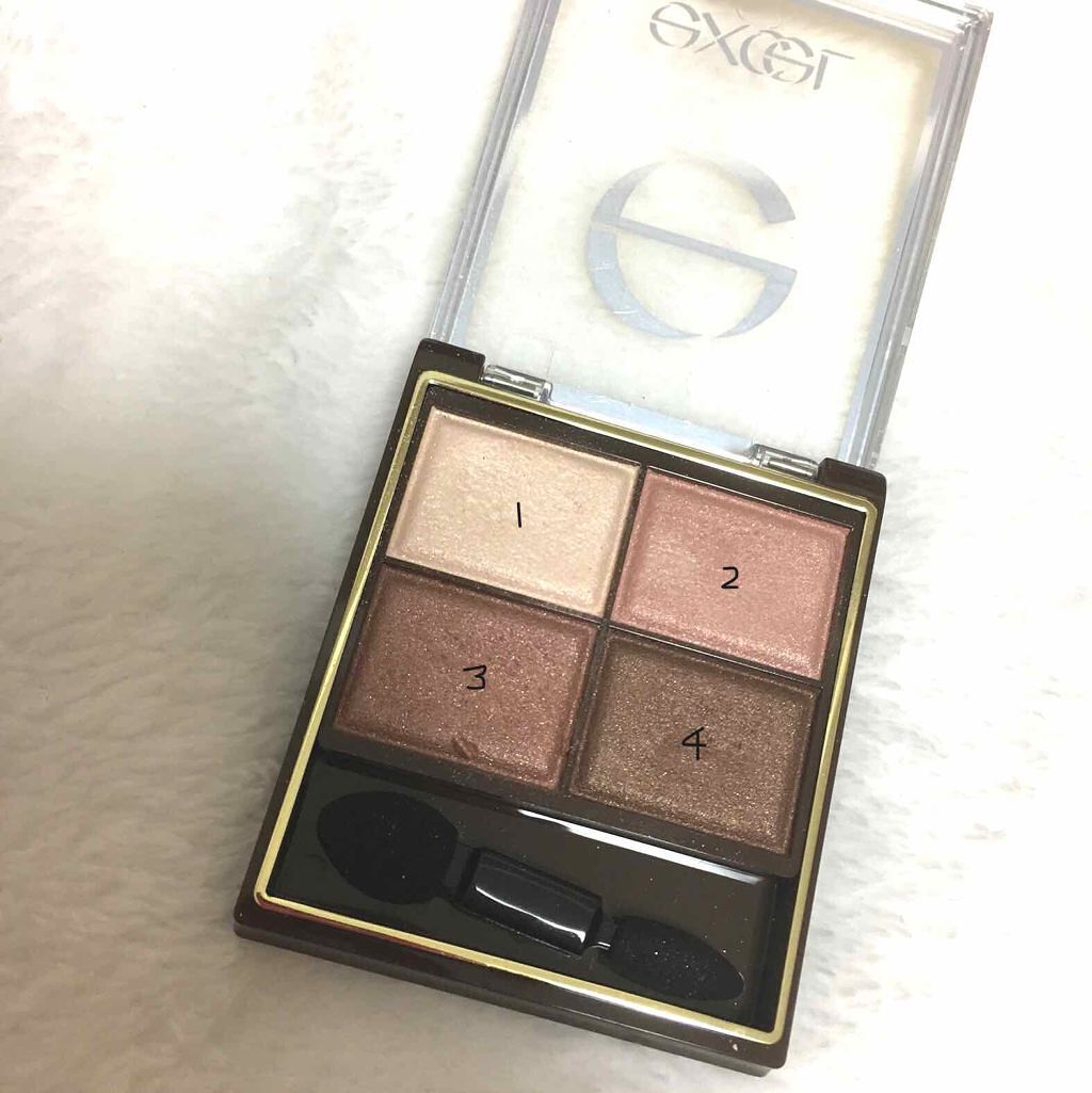 スキニーリッチシャドウ/excel/アイシャドウパレットを使ったクチコミ（2枚目）