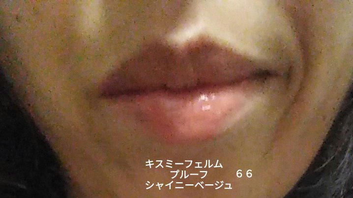 プルーフシャイニールージュ 66 /キスミー フェルム/口紅を使ったクチコミ（2枚目）