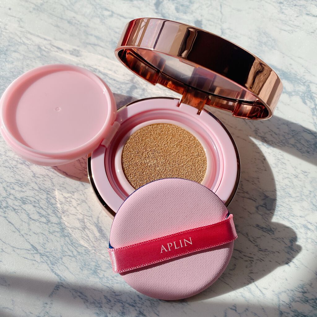 ピンクティーツリーカバークッション/APLIN/クッションファンデーションを使ったクチコミ(2枚目)