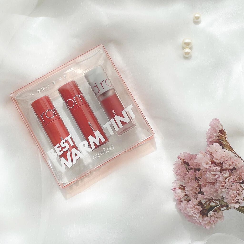 ベストティントエディション ミニリップキット/rom&nd/リップティントを使ったクチコミ（2枚目）